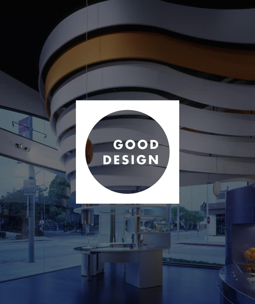 <strong>2005</strong> | Dario Snaidero opens the Los Angeles Flagship Showroom in West Hollywood winning the GOOD DESIGN AWARD.
