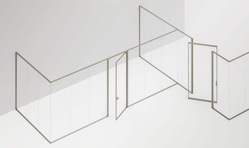 Vitra and Manhattan glass wall systems introduced at Salone del Mobile 2022