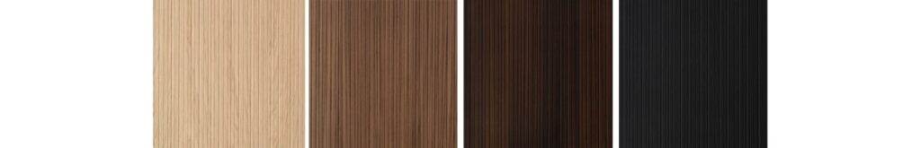 Cannete' wood finishes for luxury closets